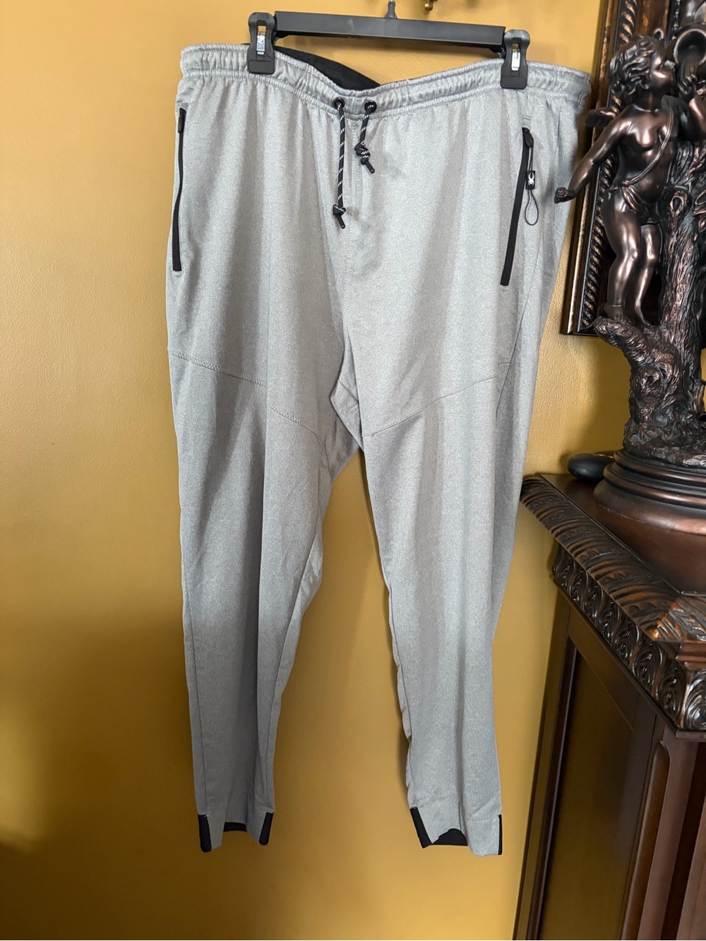 Spyder Gray Performance Joggers with Black Trim